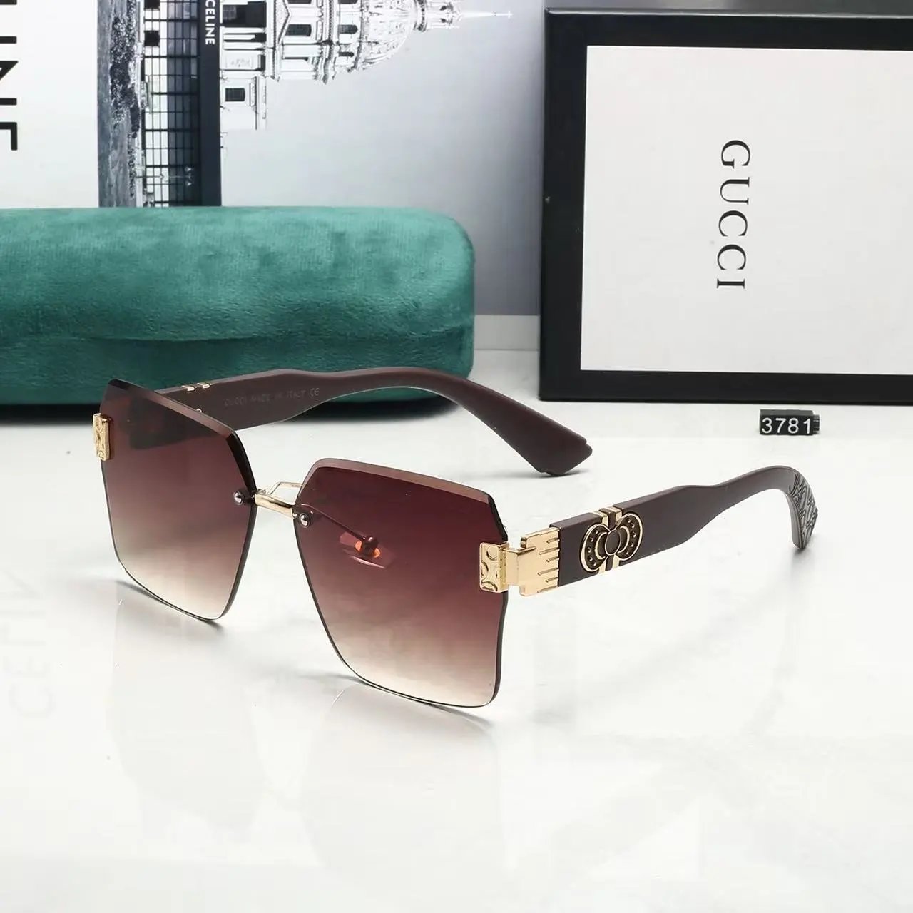 Gucci Eyewear 2293 Oversized Square Sunglasses — 11