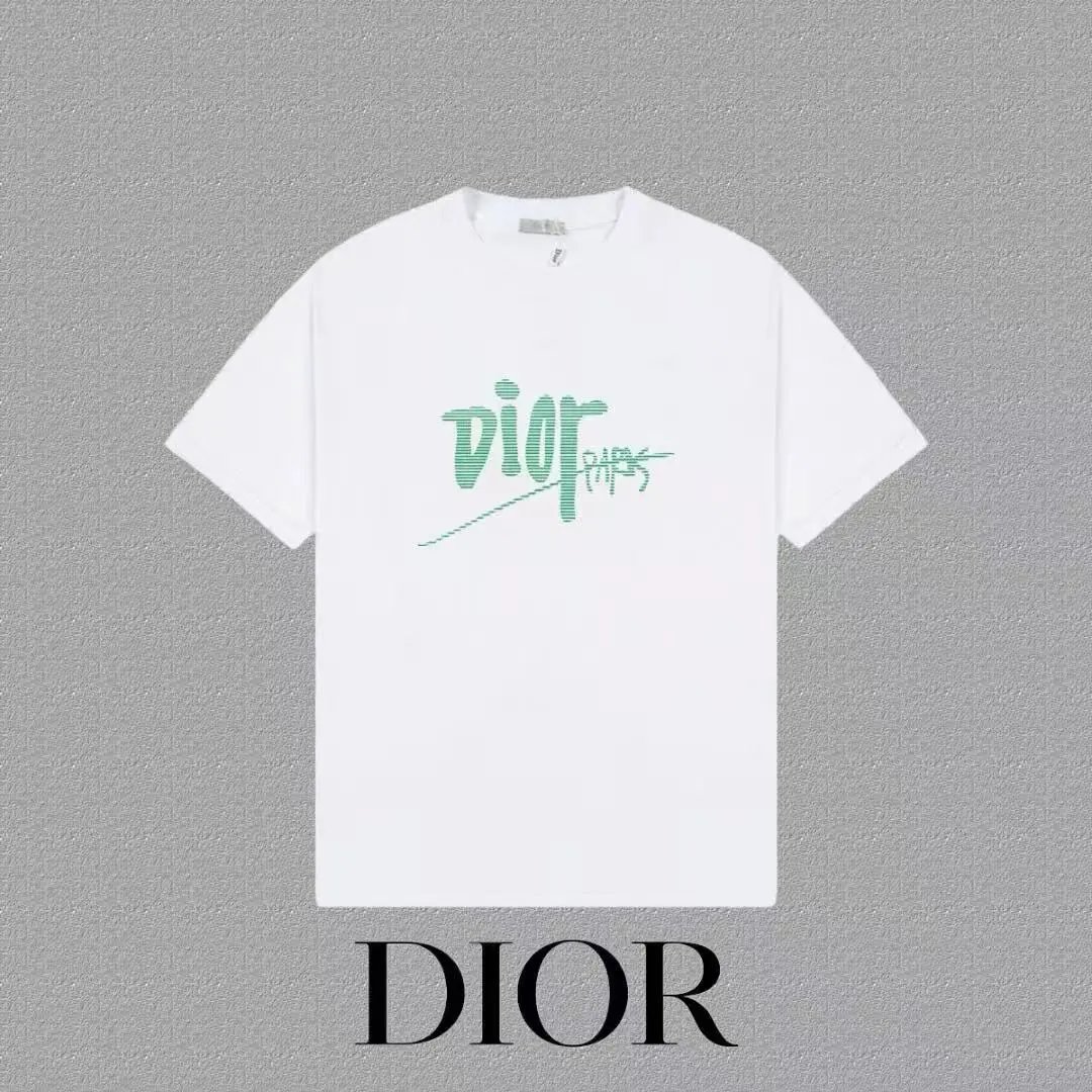 Dior T-Shirts Logo Print Short-Sleeve image 4