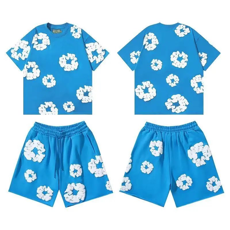 Unbranded Shorts D-0135 Floral Print Drawstring — 34