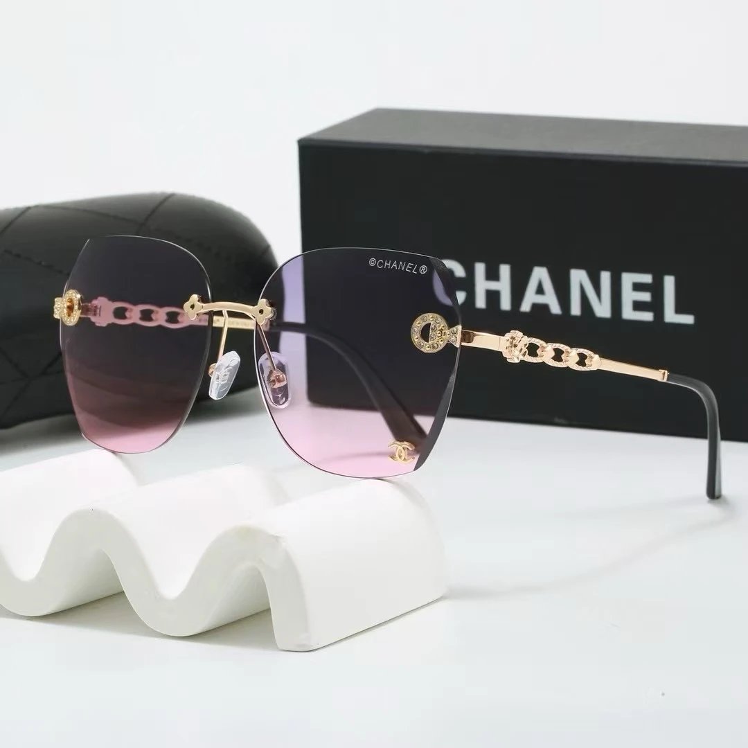 Chanel Eyewear Sunglasses with round or square frames — 35
