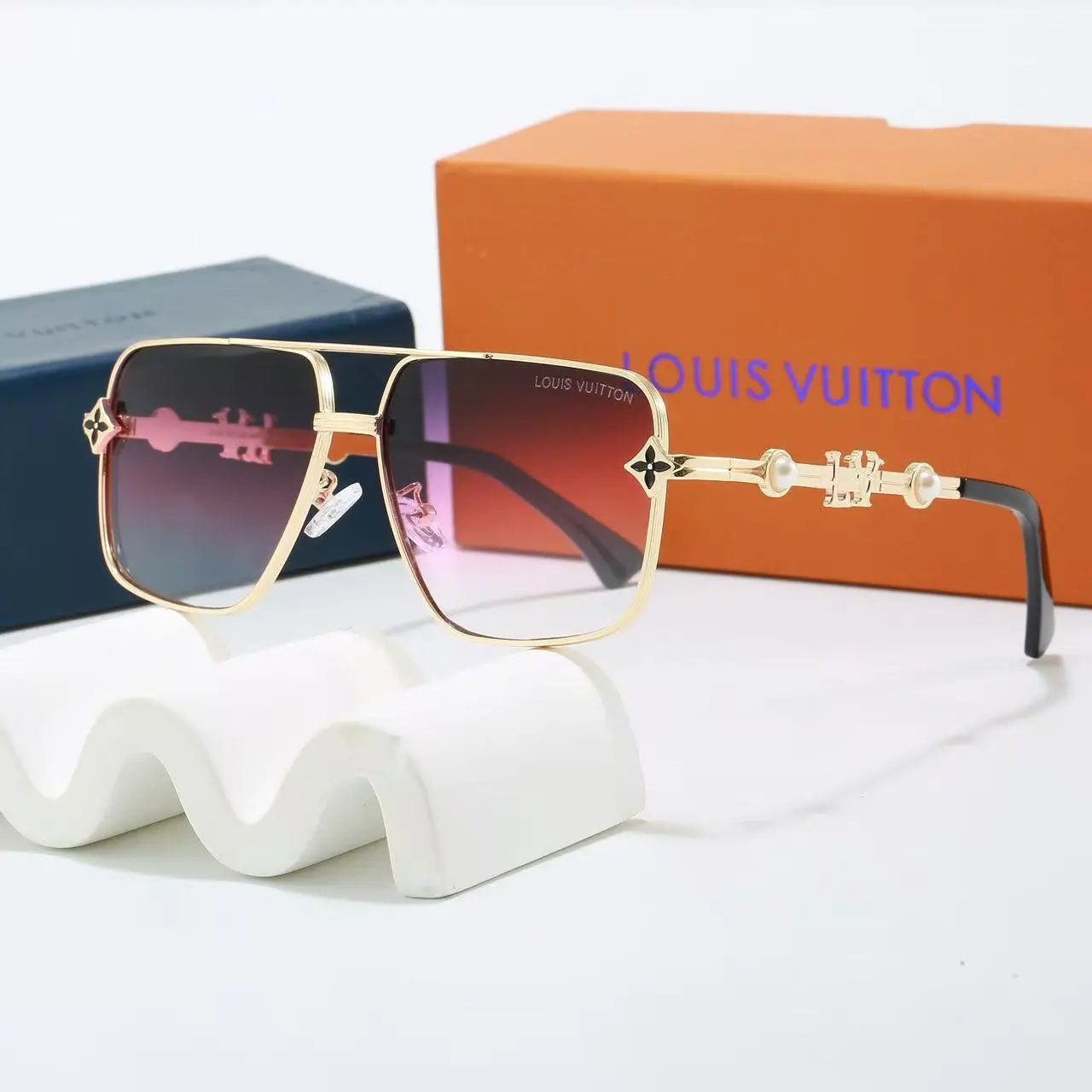 Louis Vuitton Eyewear Monogram Shield Sunglasses — 21