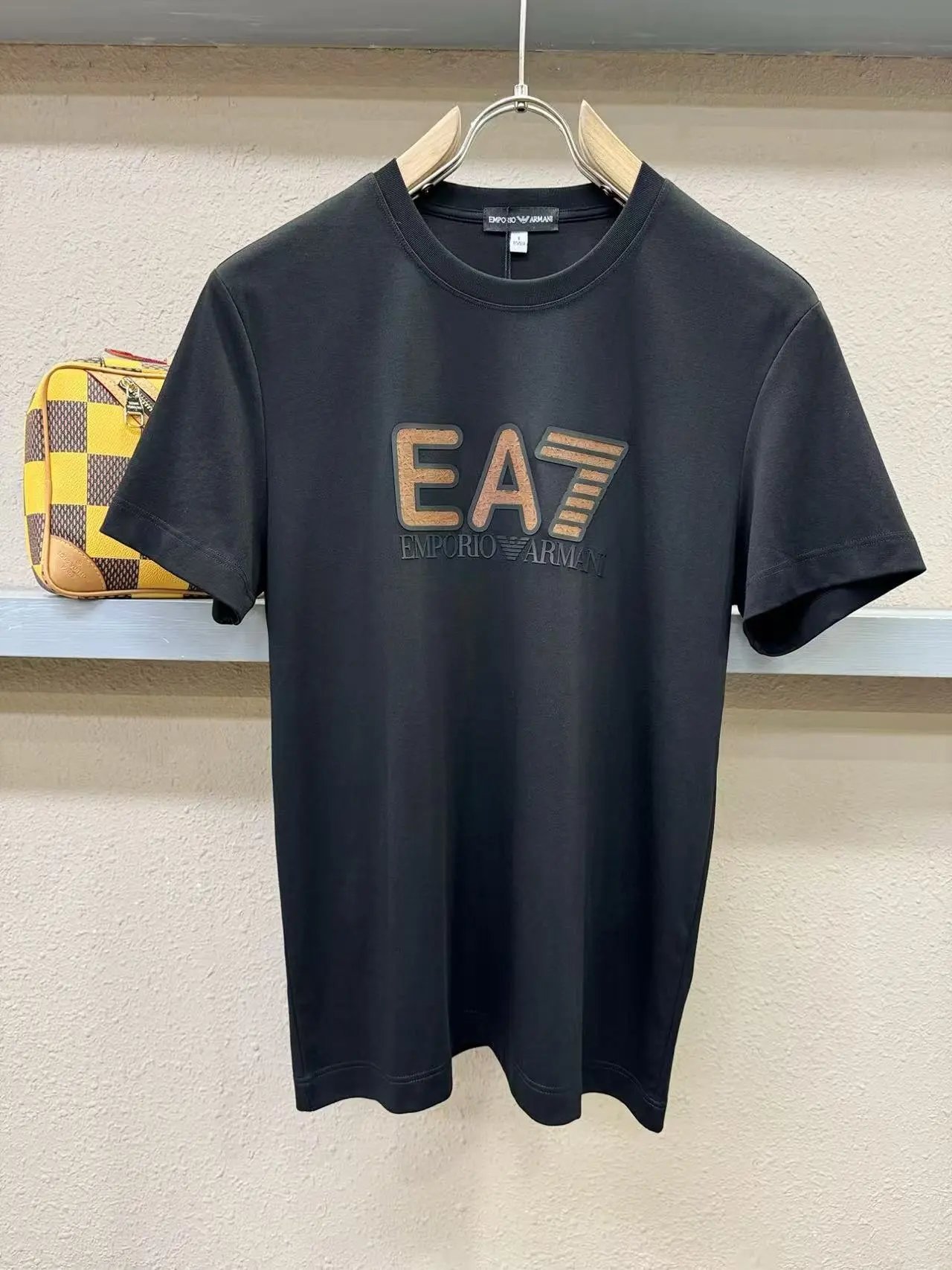 Emporio Armani T-Shirts EA7 Logo Short-Sleeve T-Shirt — 01