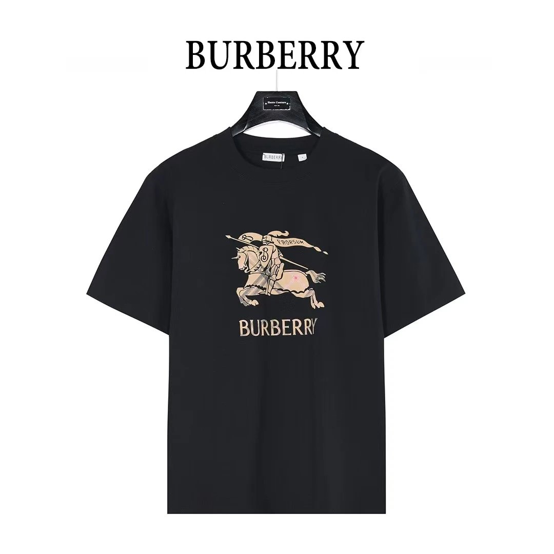 Burberry T-Shirts Short-Sleeve Graphic Logo T-Shirt — 14