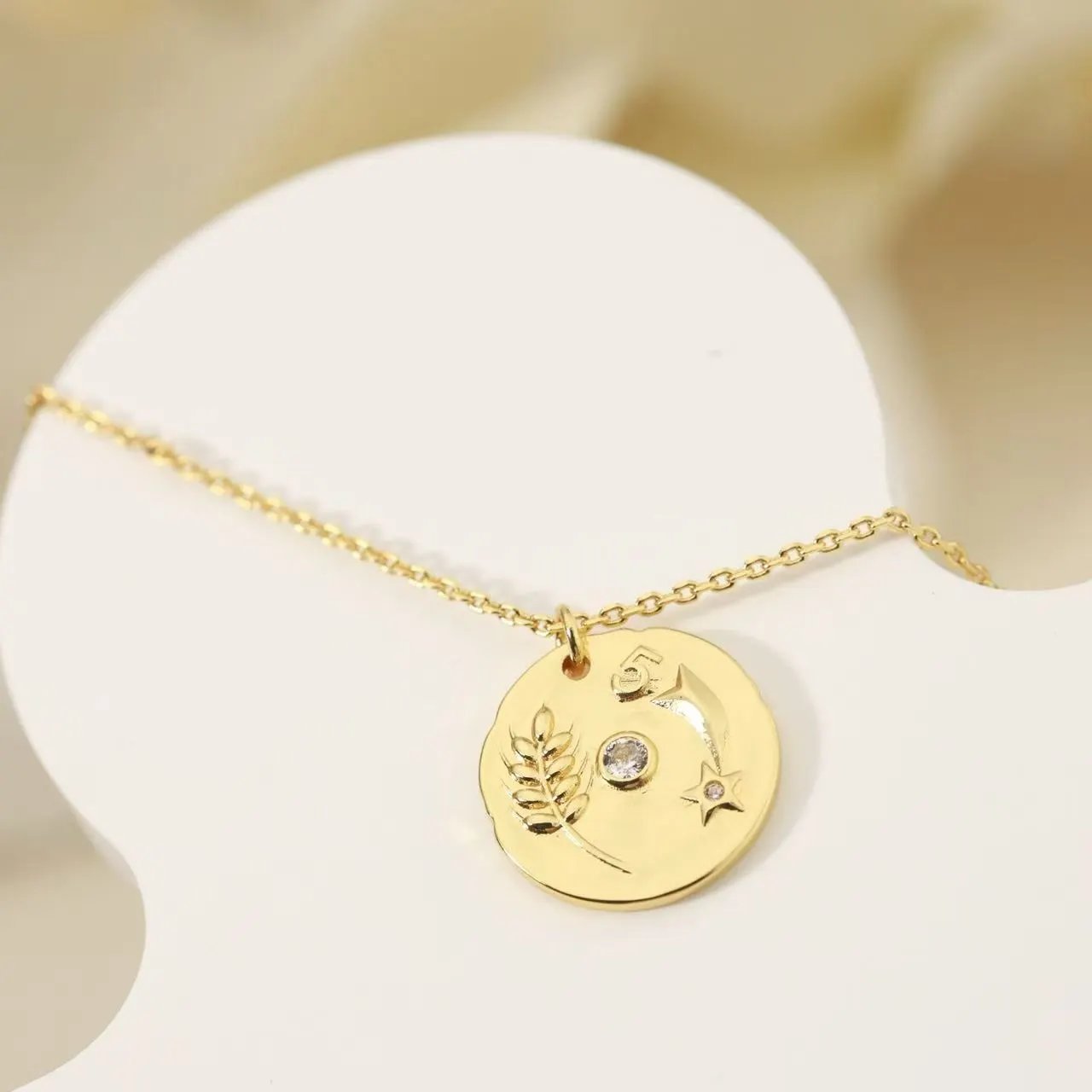 Chanel Jewelry Logo Pendant Necklace — 10