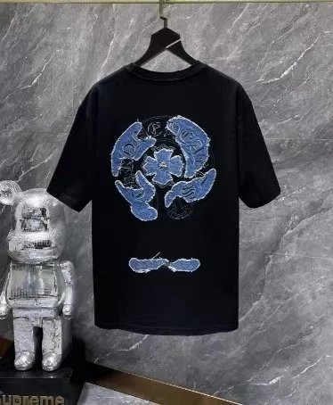 Chrome Hearts T-Shirts Short-Sleeve Cross Graphic — 39