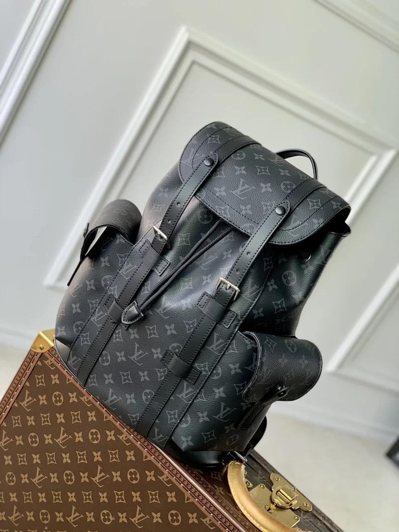 Louis Vuitton Backpacks Monogram backpack with front zip pocket — 15
