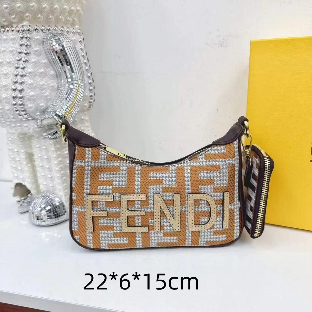 Nike Crossbody Bags Chain-Detail Bag with Adjustable Strap — 13