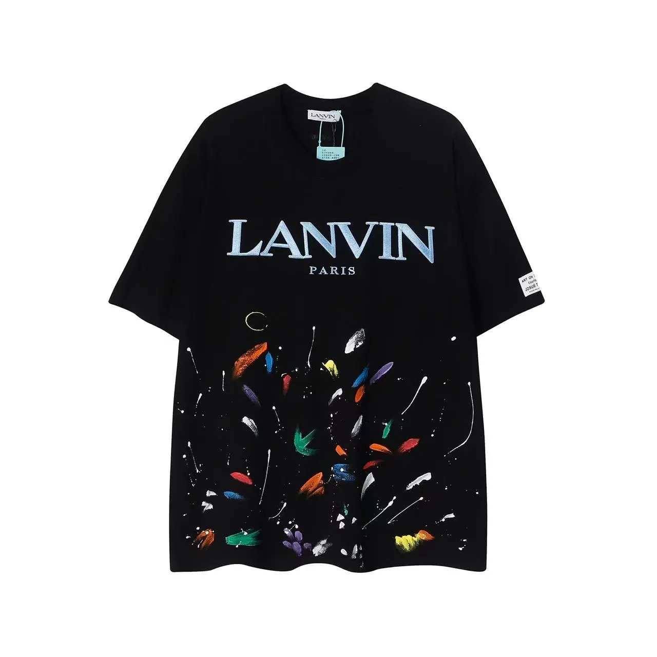 Celine T-Shirts Short-Sleeve Logo Print — 8