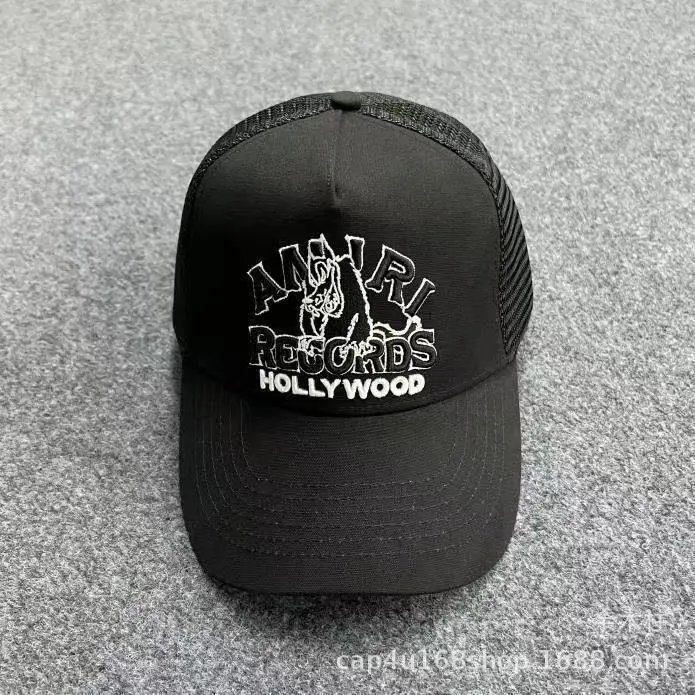 AMIRI Hats Mesh Trucker Cap with Embroidered Logo — 14