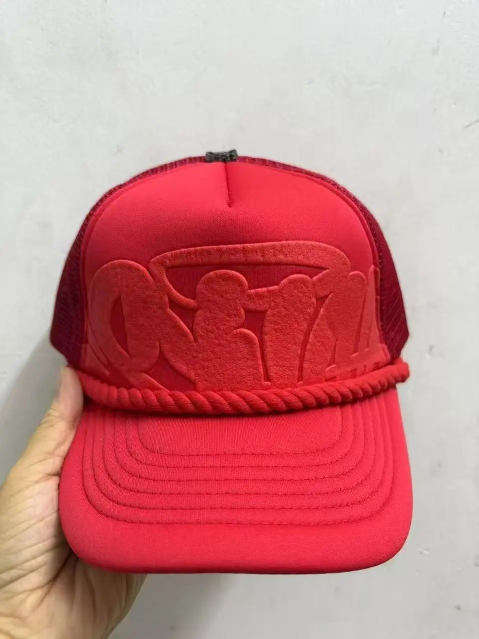 AMIRI Hats Mesh Trucker Cap with Embroidered Logo — 39