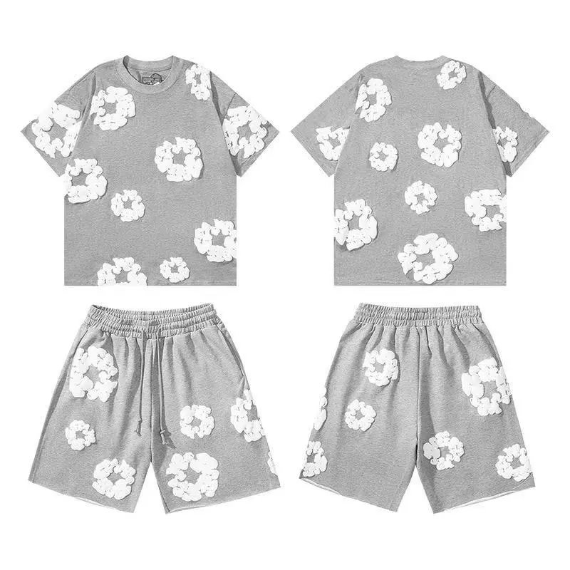 Unbranded Shorts D-0135 Floral Print Drawstring — 38