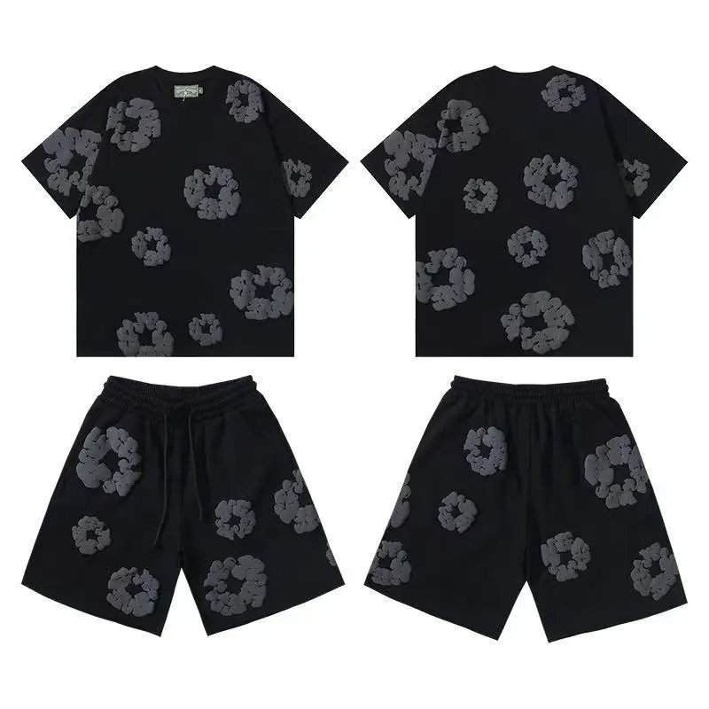 Unbranded Shorts D-0135 Floral Print Drawstring — 40