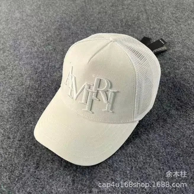 AMIRI Hats Mesh Trucker Cap with Embroidered Logo — 13