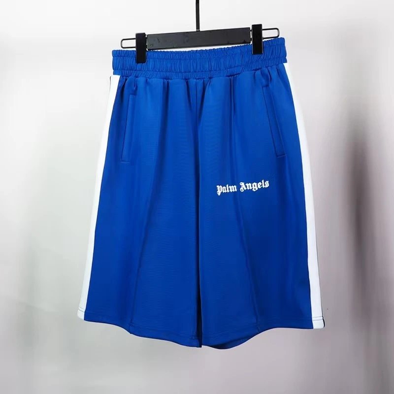 Palm Angels Shorts Elastic-Waist Side-Stripe — 21