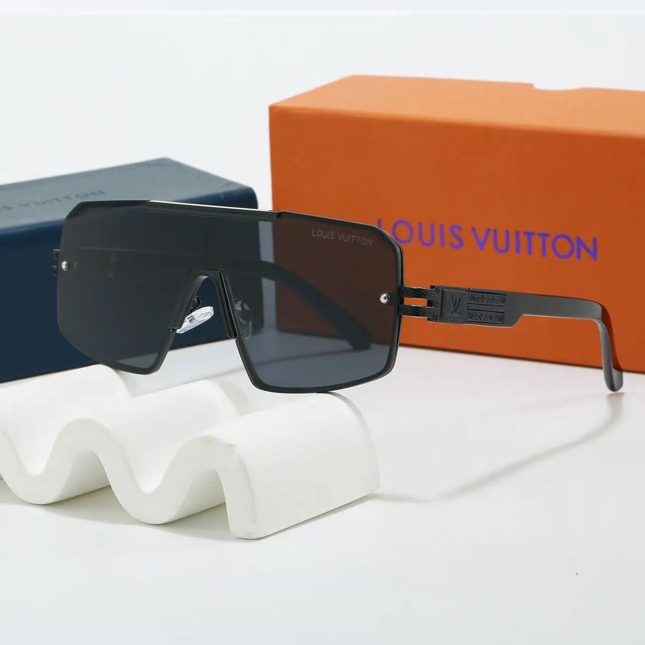 Louis Vuitton Eyewear Monogram Shield Sunglasses — 11