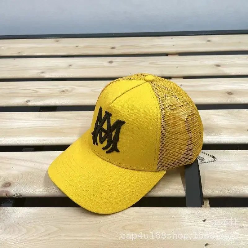 AMIRI Hats Mesh Trucker Cap with Embroidered Logo — 24