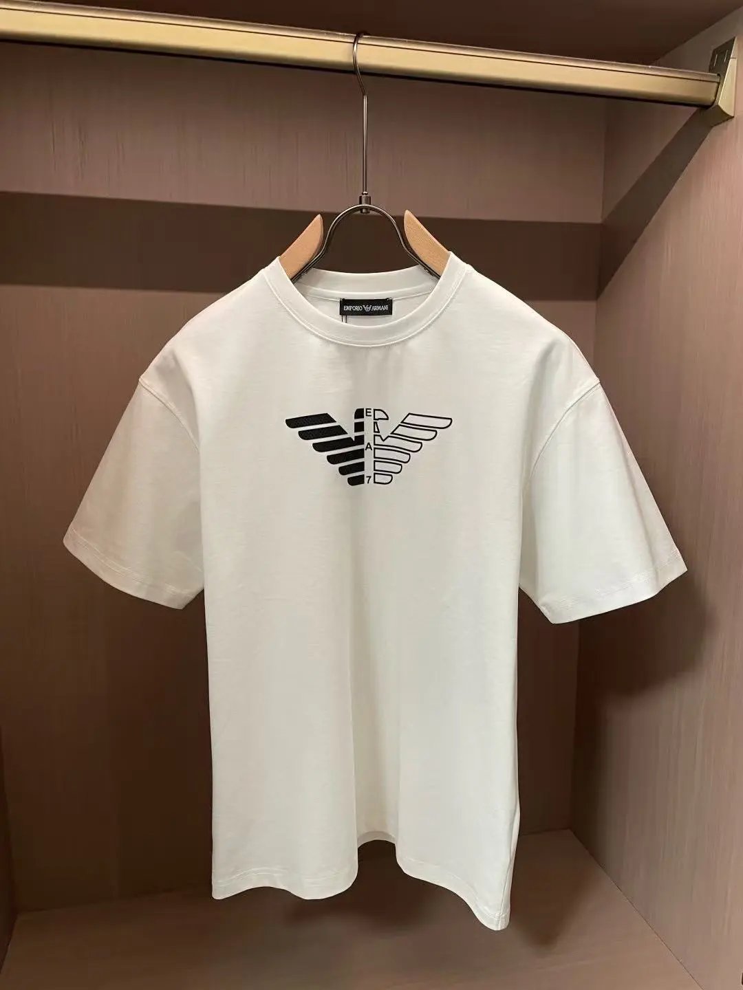 Emporio Armani T-Shirts EA7 Logo Short-Sleeve T-Shirt — 11