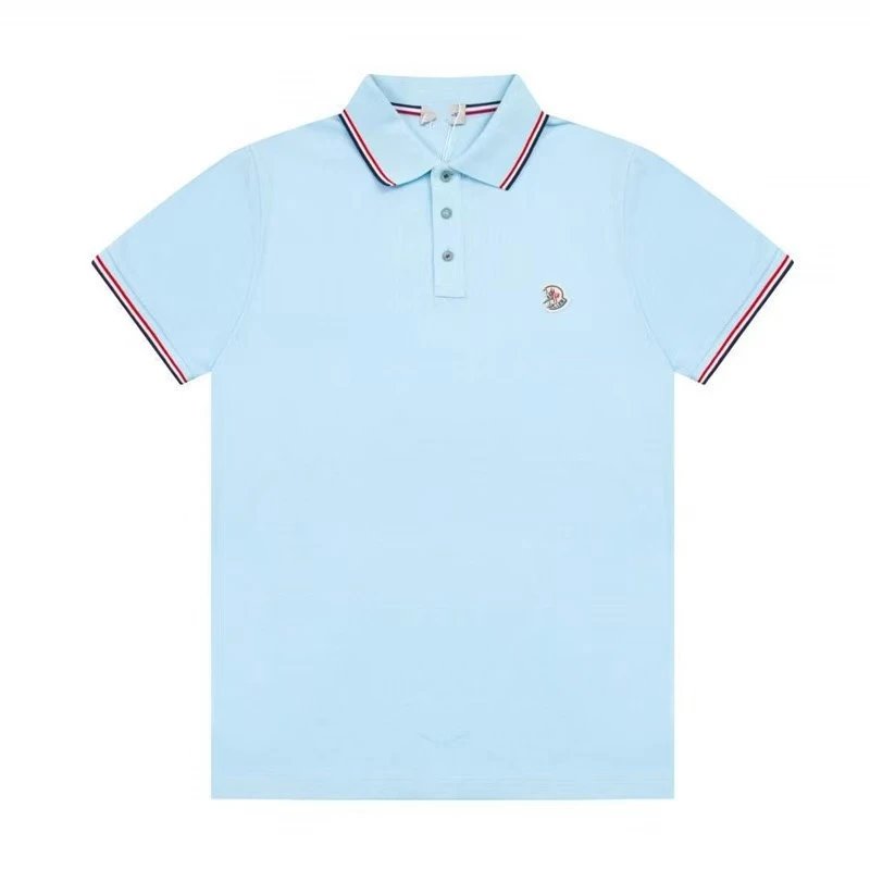 Moncler Shirts Short-Sleeve Logo Polo Shirt — 33