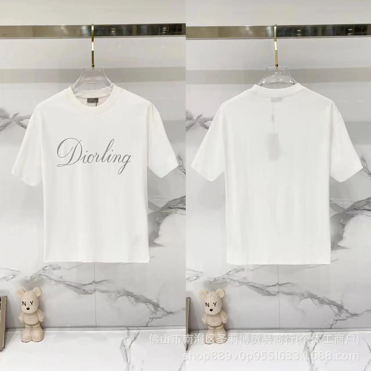 Dior T-Shirts DR42-55 logo graphic short-sleeve — 28