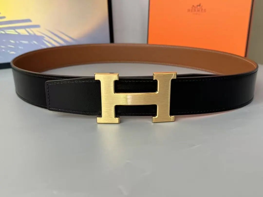 Hermès Belts K1-0118 H-Buckle Leather Belt — 17