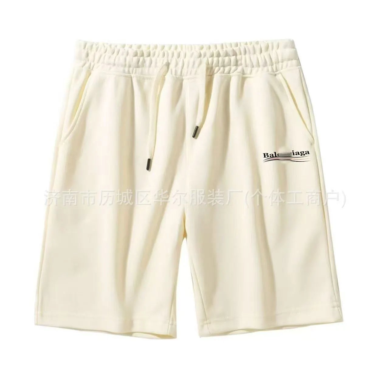 Balenciaga Shorts Logo-print drawstring — 25