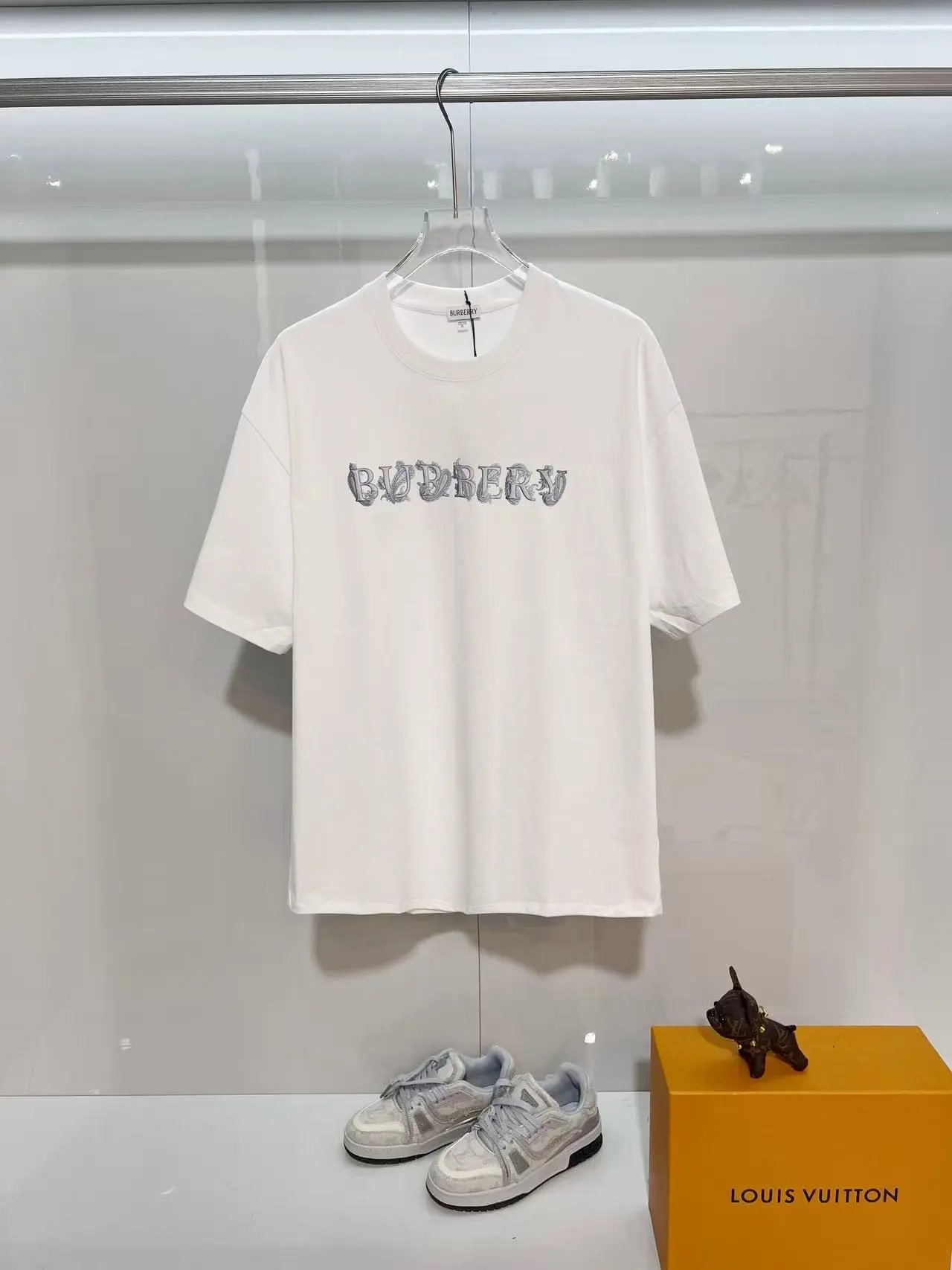 Burberry T-Shirts Crew-neck logo-print short-sleeve T-shirt — 13