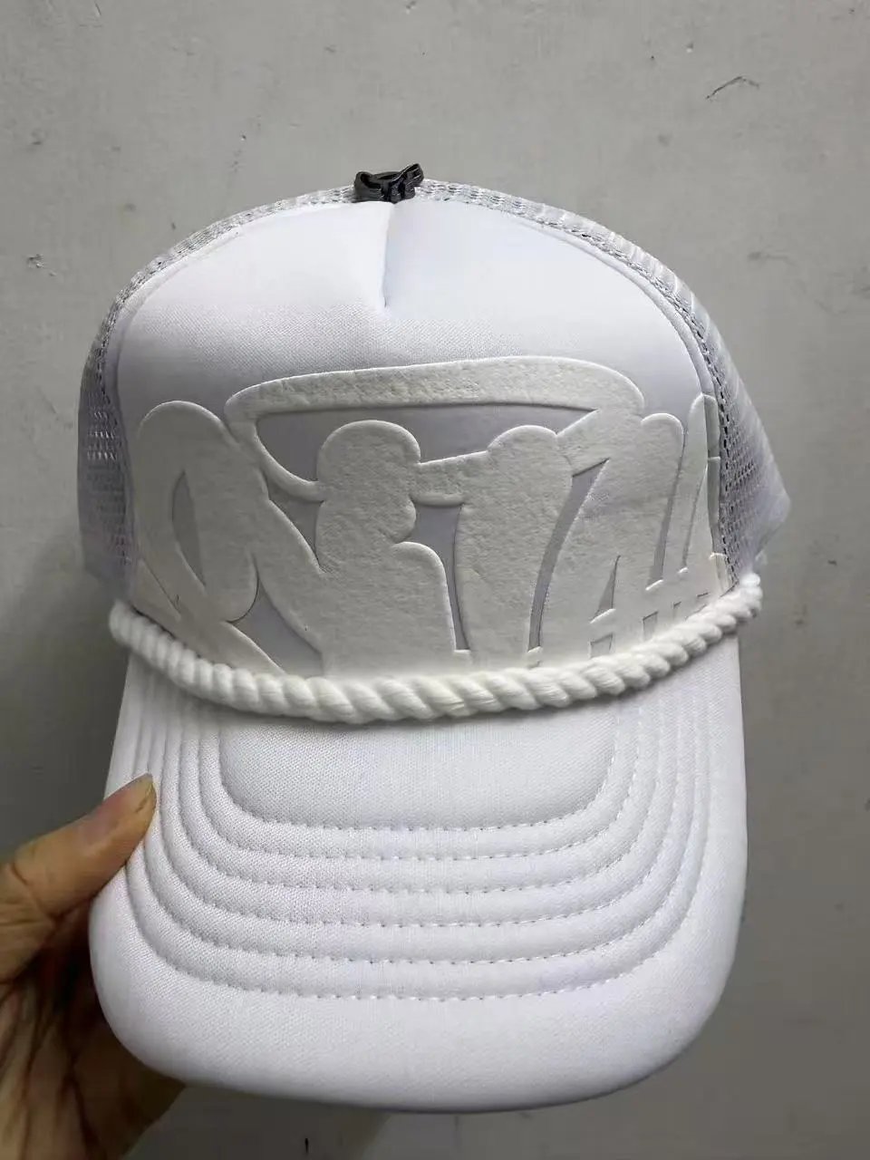 AMIRI Hats Mesh Trucker Cap with Embroidered Logo — 36