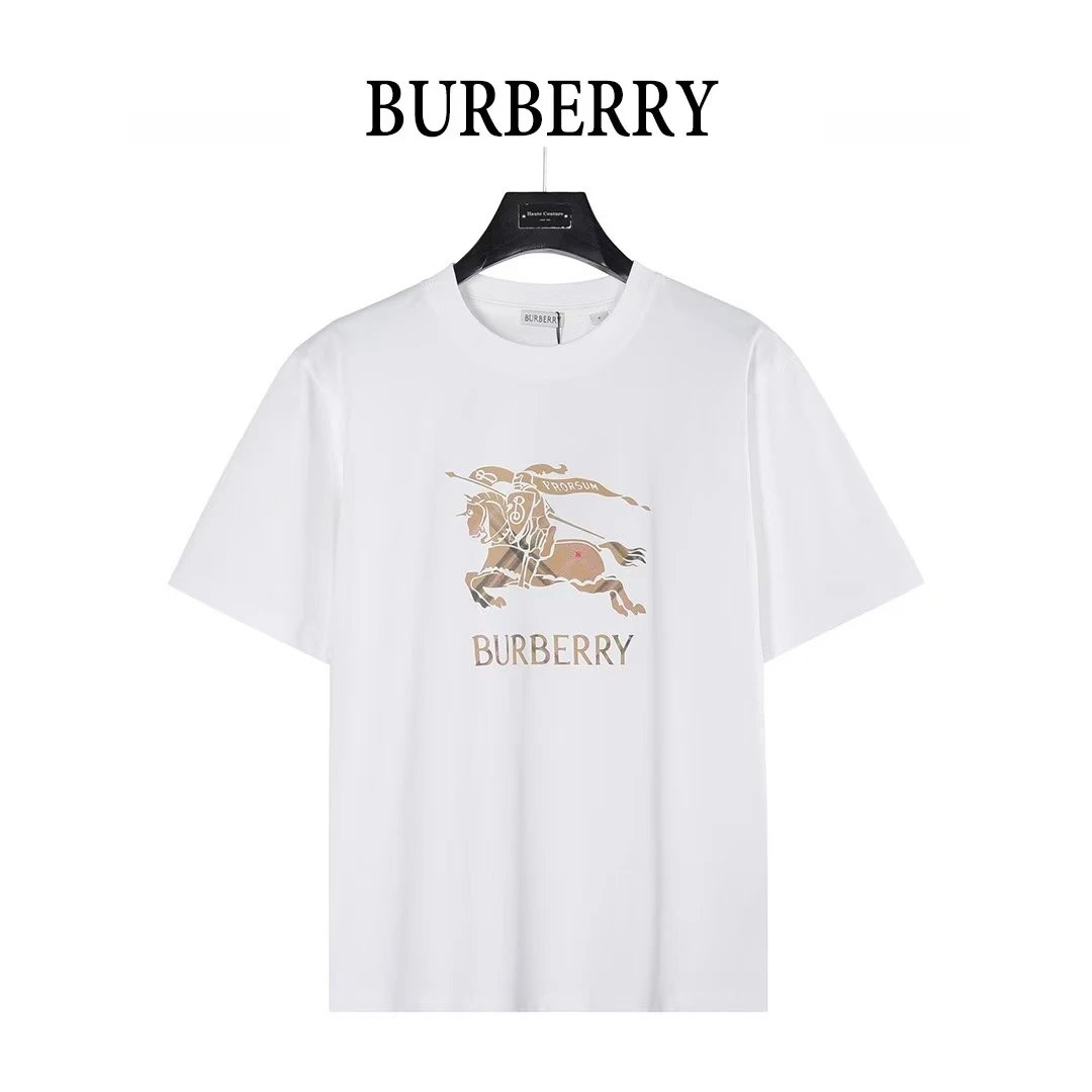 Burberry T-Shirts Short-Sleeve Graphic Logo T-Shirt — 18
