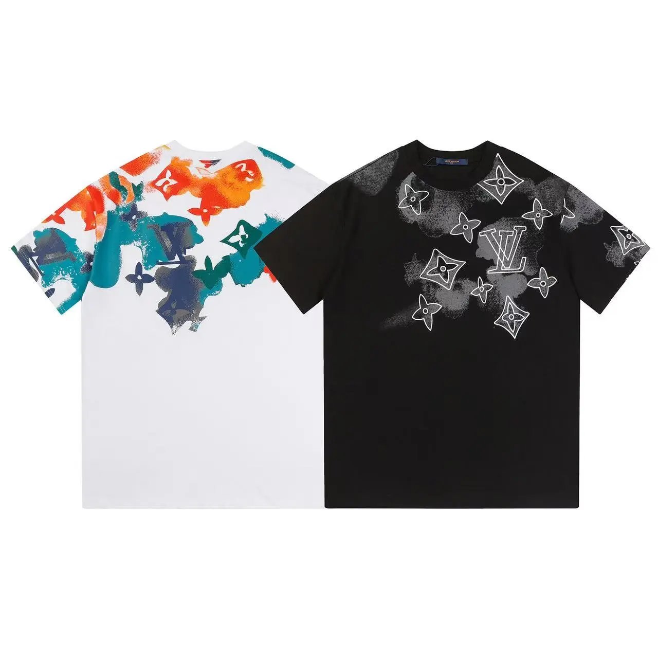 Celine T-Shirts Short-Sleeve Logo Print — 20 Black