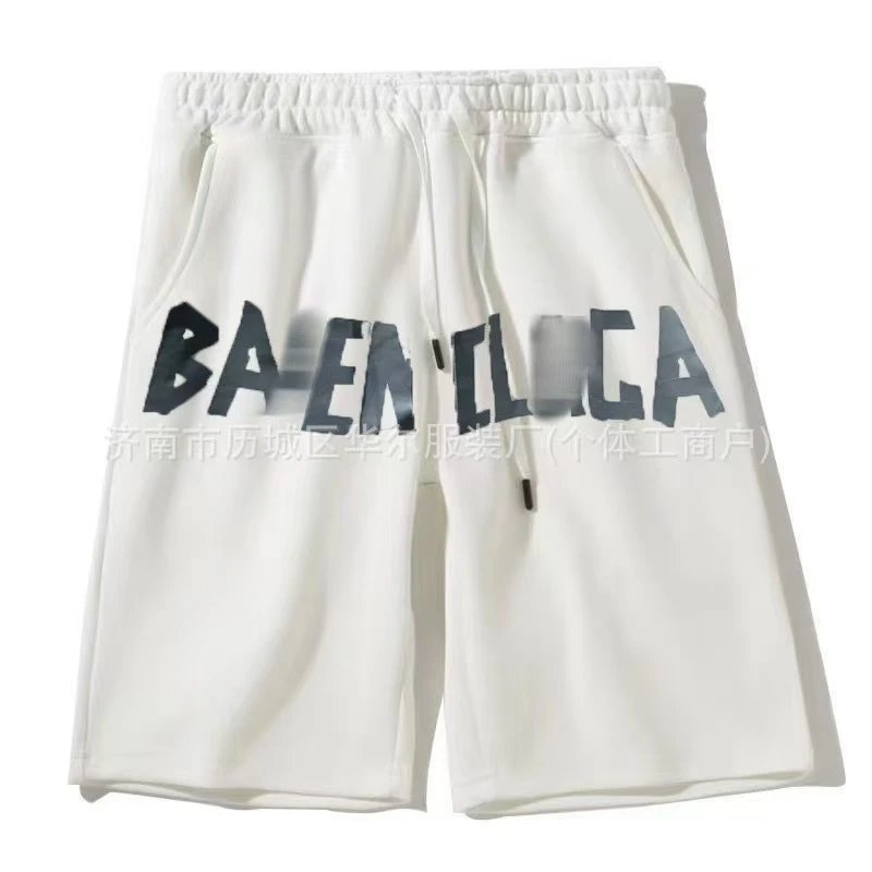 Balenciaga Shorts Logo-print drawstring — 31