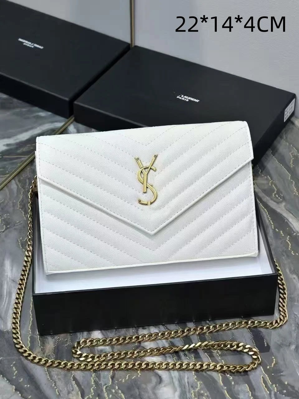 Saint Laurent Crossbody Bags YSL Monogram Flap Bag — 31