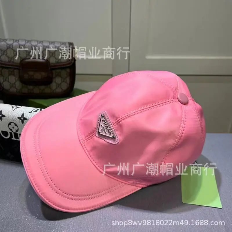 Prada Hats Triangle Plaque Baseball Cap — 10