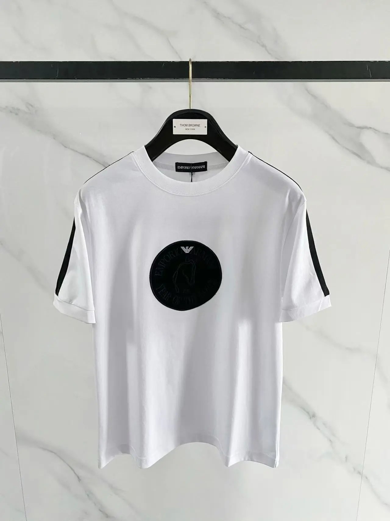 Emporio Armani T-Shirts EA7 Logo Short-Sleeve T-Shirt — 09