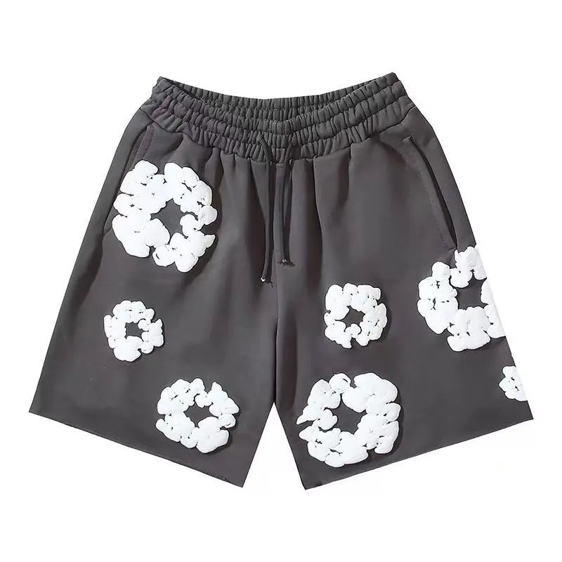 Unbranded Shorts D-0135 Floral Print Drawstring — 14