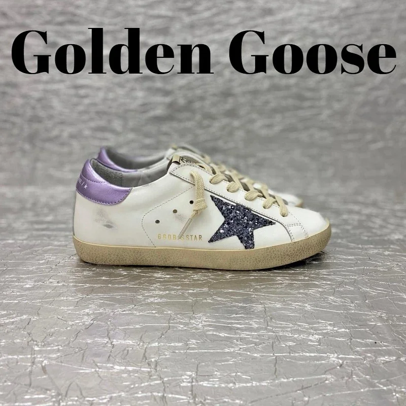 Golden Goose Sneakers Super-Star distressed star — 38