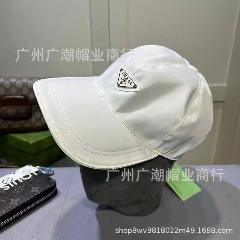 Prada Hats Triangle Plaque Baseball Cap — 8