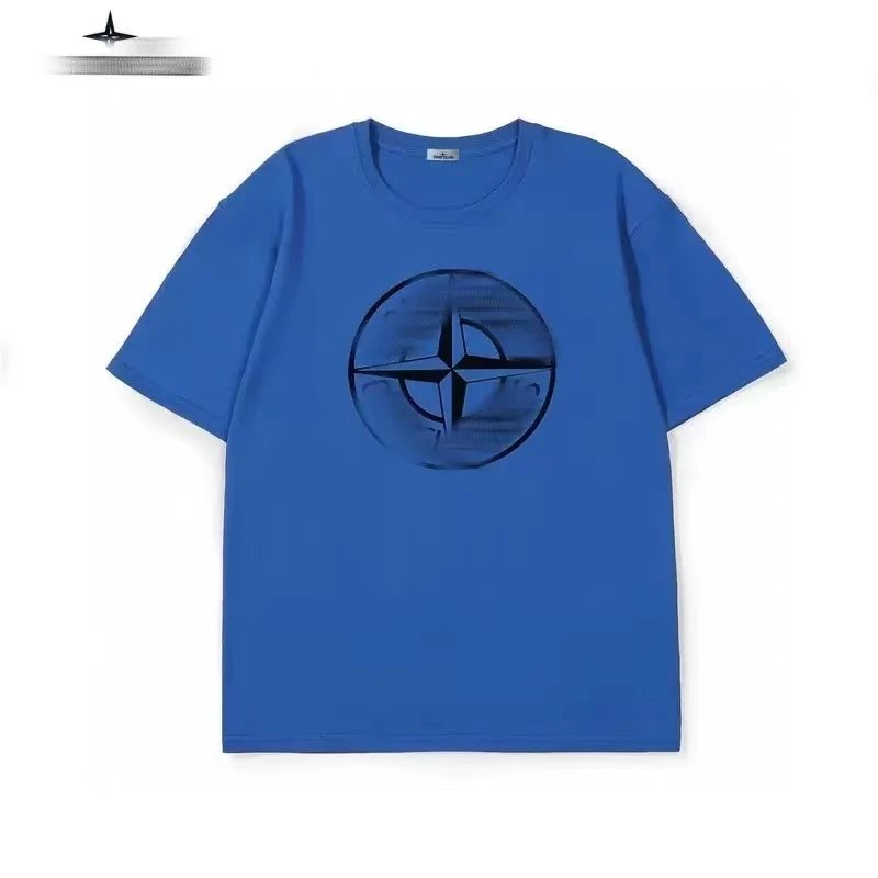 Stone Island T-Shirts 04YHH41 compass-logo short-sleeve T-shirt — 3