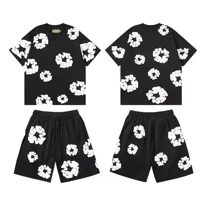 Unbranded Shorts D-0135 Floral Print Drawstring — 19