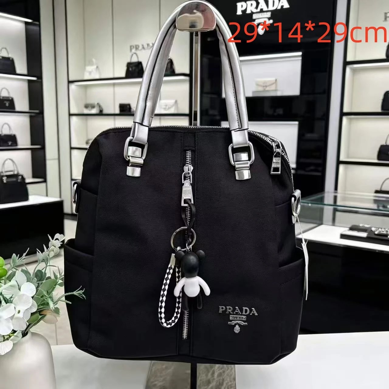 Burberry Crossbody Bags MM01 Check Nylon Bag — 35