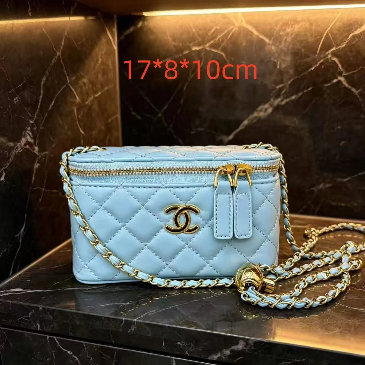 Chanel Crossbody Bags Quilted chain-strap flap bag — 28