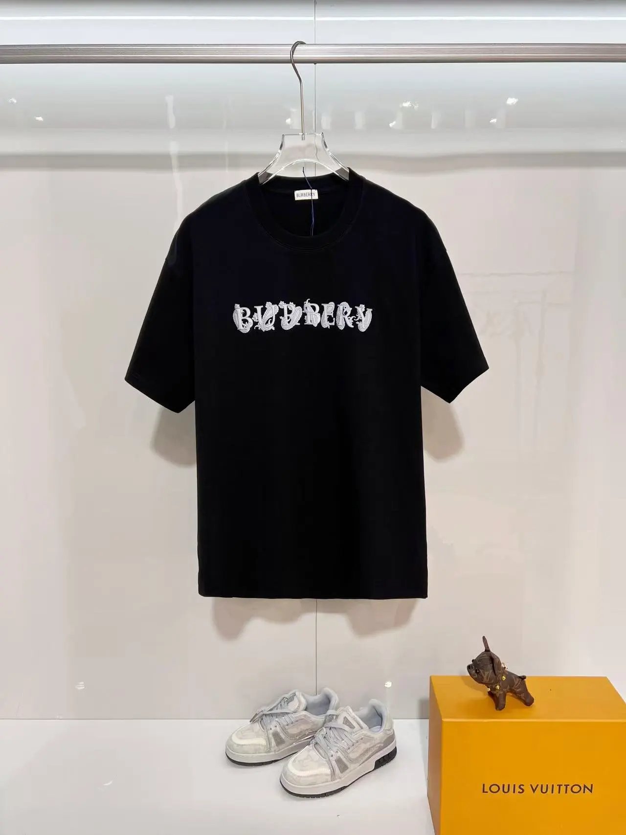 Burberry T-Shirts Crew-neck logo-print short-sleeve T-shirt — 14