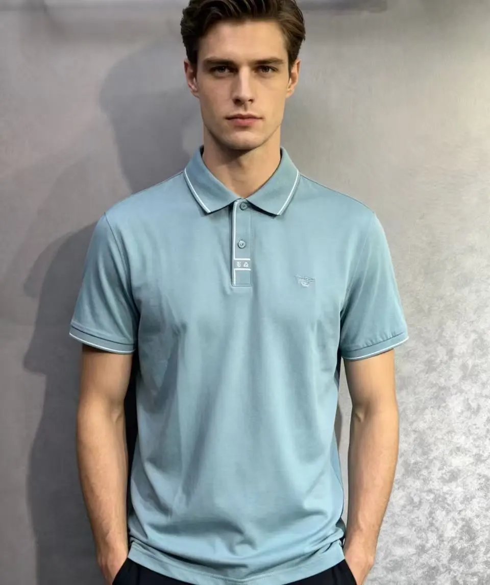 Emporio Armani T-Shirts EA7 Logo Short-Sleeve T-Shirt — 33