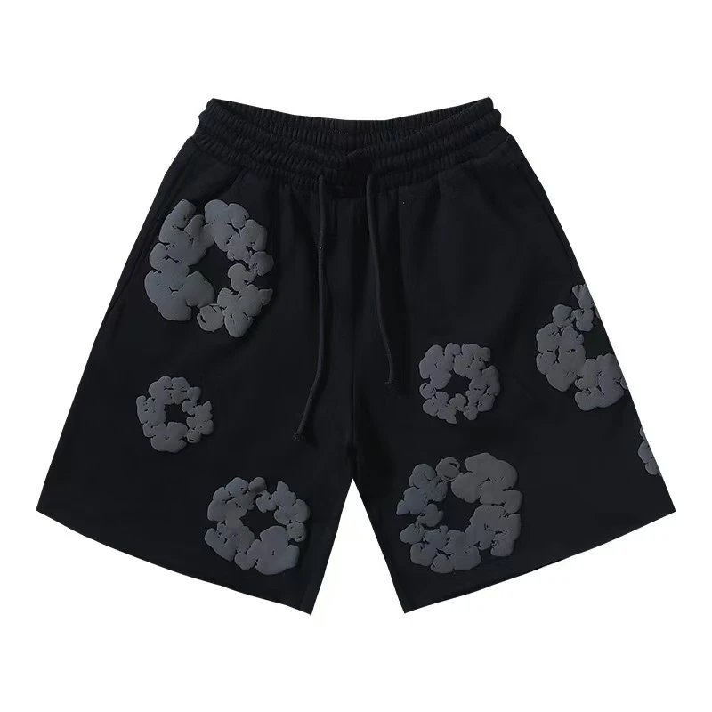 Unbranded Shorts D-0135 Floral Print Drawstring — 16