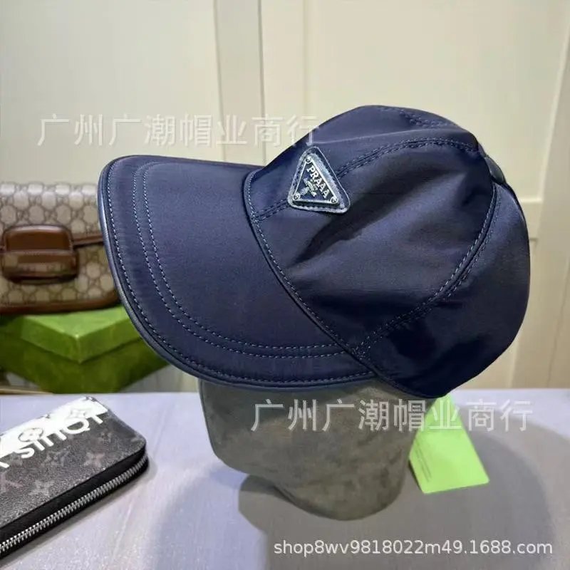 Prada Hats Triangle Plaque Baseball Cap — 9