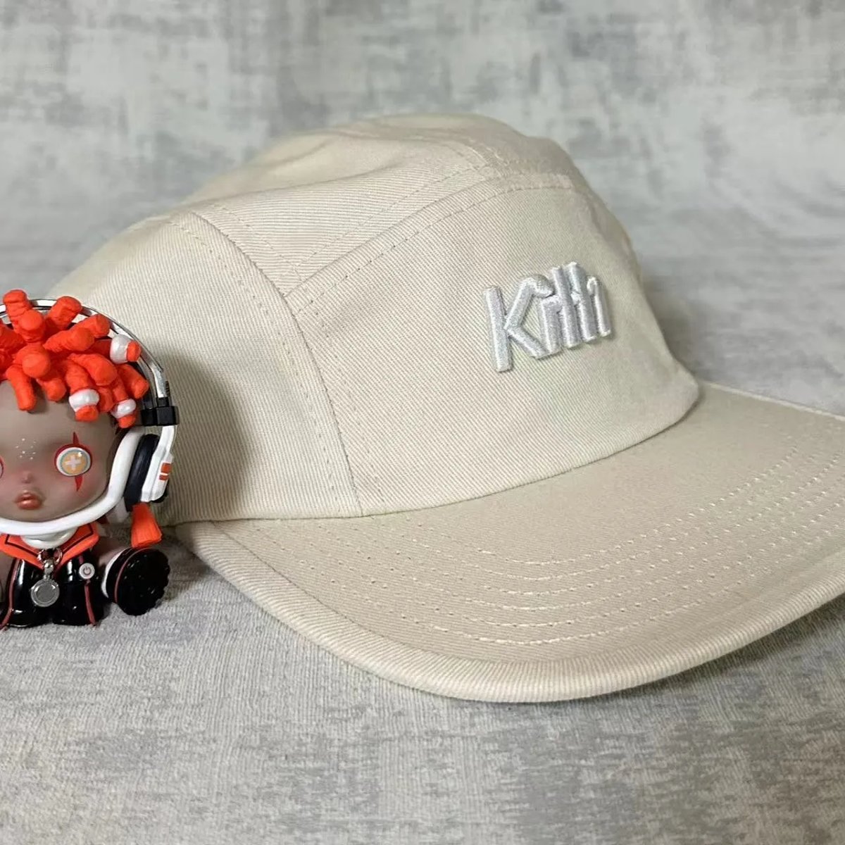 Kith Logo Embroidered Five-Panel Cap Black Baseball Cap product detail 2 in Litbuy spreadsheet finds