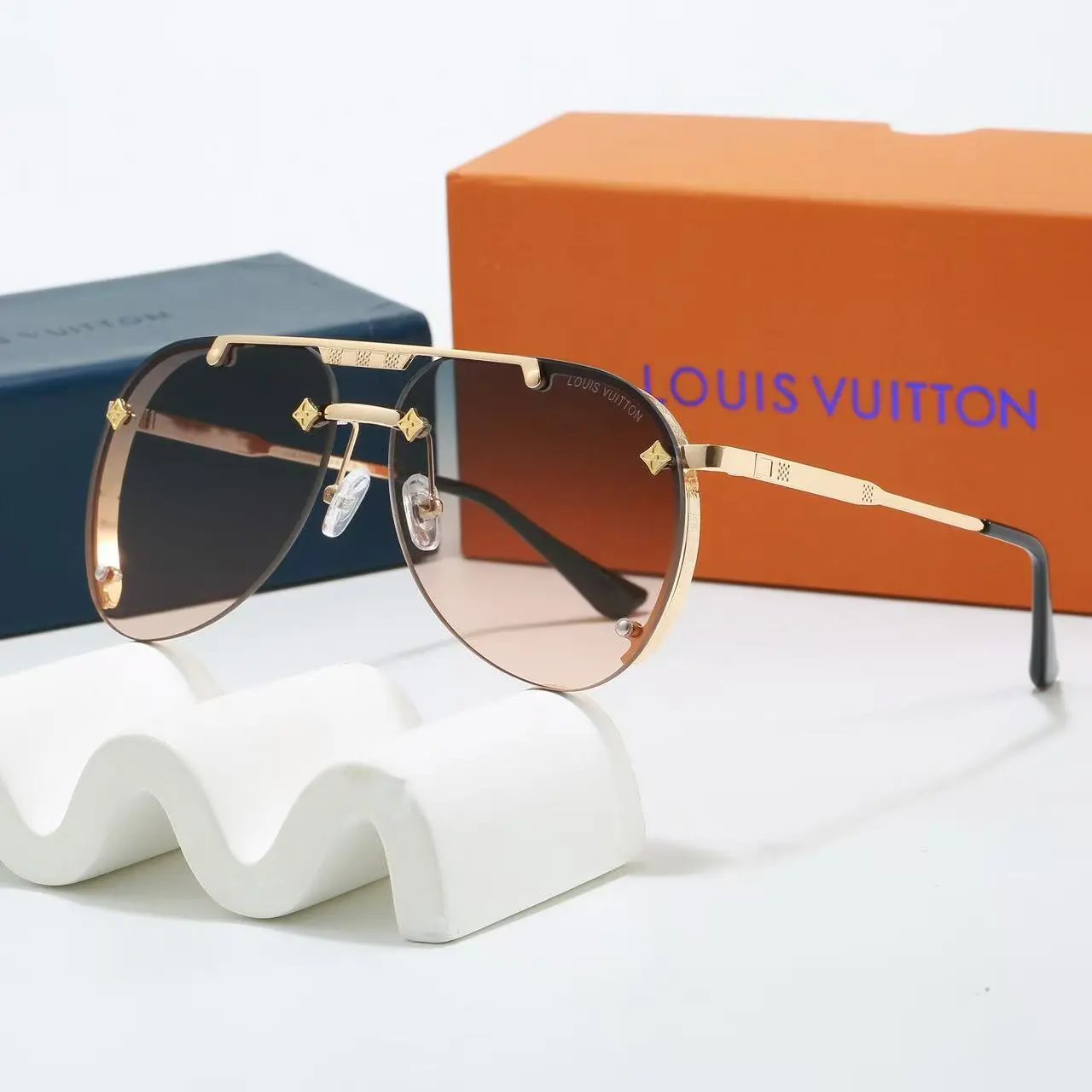 Louis Vuitton Eyewear Monogram Shield Sunglasses — 25