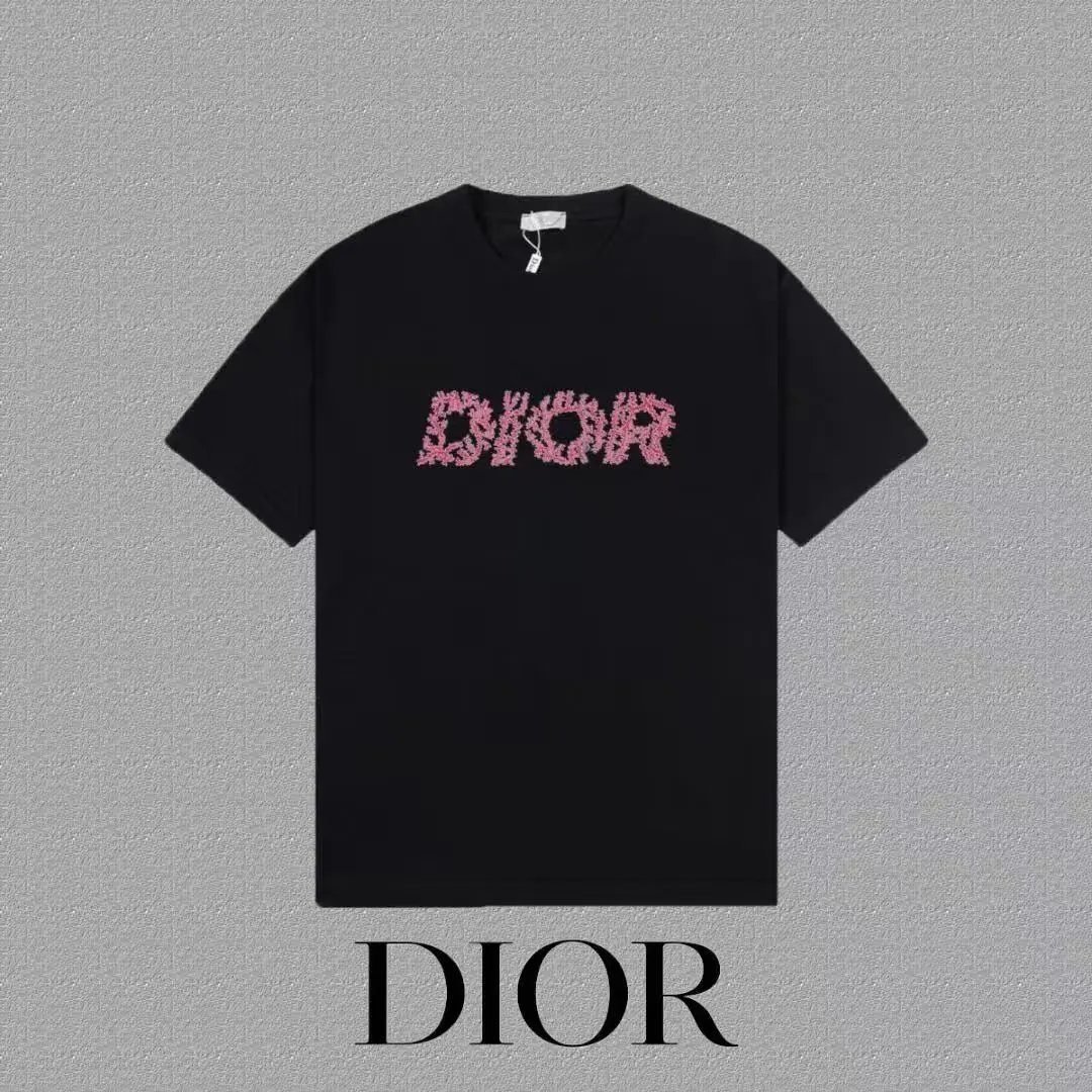Dior T-Shirts Logo Print Short-Sleeve — 14