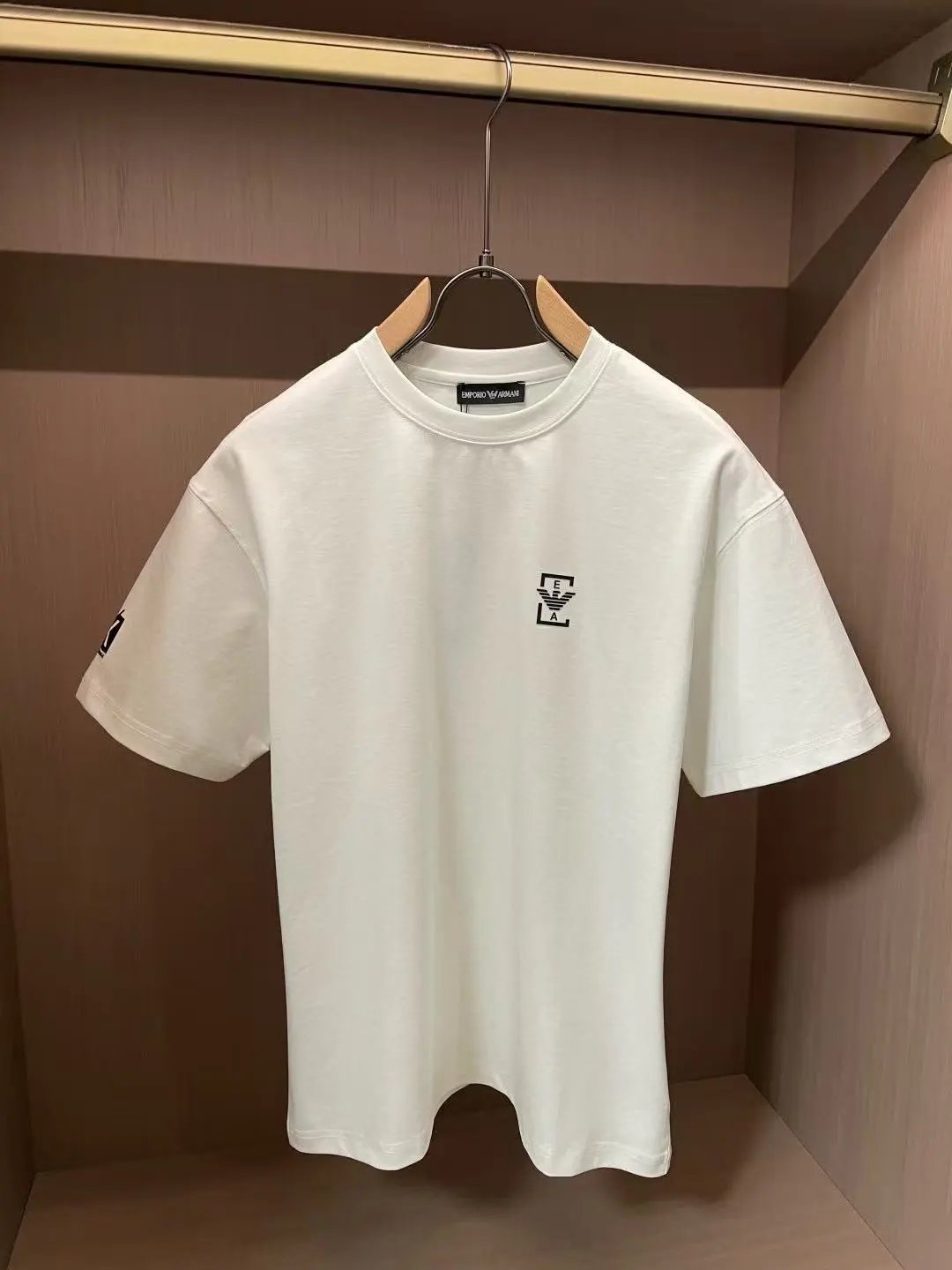 Emporio Armani T-Shirts EA7 Logo Short-Sleeve T-Shirt — 12