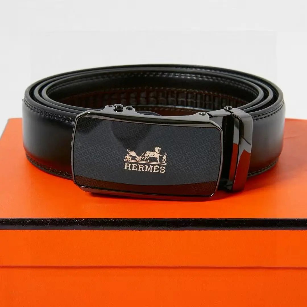 Hermès Belts K1-0118 H-Buckle Leather Belt — 36