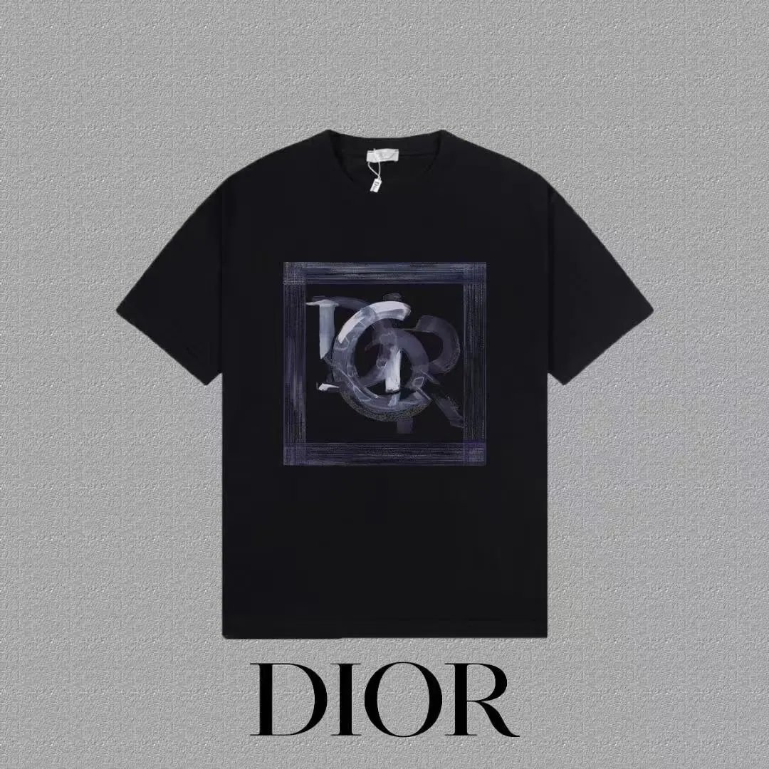 Dior T-Shirts Logo Print Short-Sleeve — 15